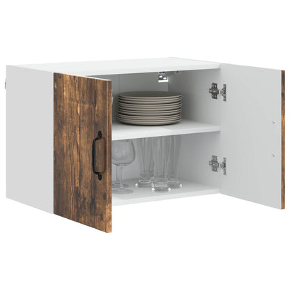 vidaXL Wall Cabinet LUCCA Smoked Oak 60 x 31 x 40 cm Engineered Wood