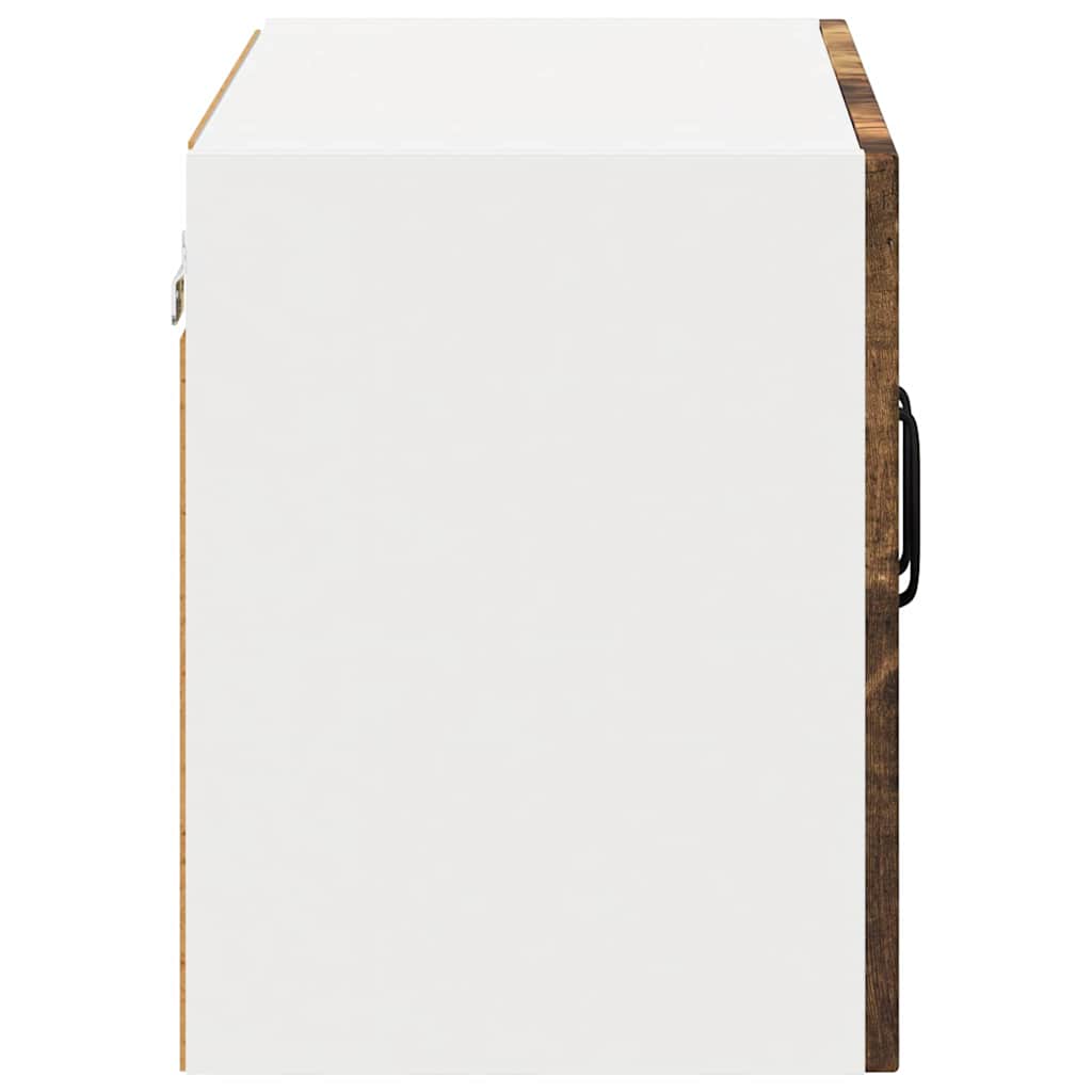 vidaXL Wall Cabinet LUCCA Smoked Oak 60 x 31 x 40 cm Engineered Wood