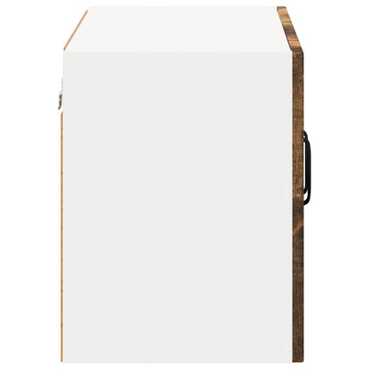 vidaXL Wall Cabinet LUCCA Smoked Oak 60 x 31 x 40 cm Engineered Wood
