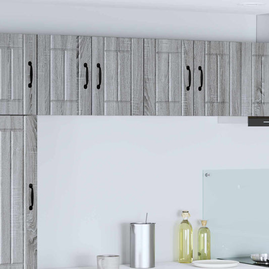 vidaXL Wall Cabinet LUCCA Grey Sonoma 60 x 31 x 40 cm Engineered Wood