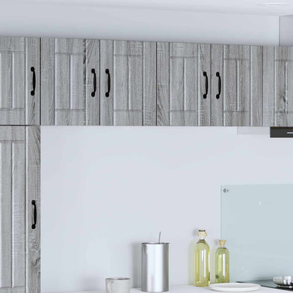 vidaXL Wall Cabinet LUCCA Grey Sonoma 60 x 31 x 40 cm Engineered Wood