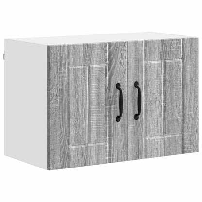 vidaXL Wall Cabinet LUCCA Grey Sonoma 60 x 31 x 40 cm Engineered Wood