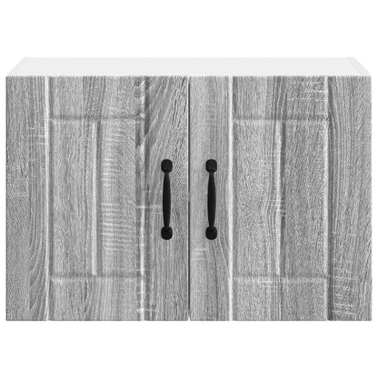 vidaXL Wall Cabinet LUCCA 2 pcs Grey Sonoma 60 x 31 x 40 cm
