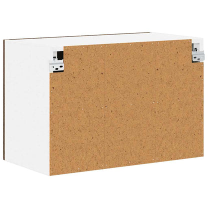 vidaXL Wall Cabinet LUCCA 2 pcs Brown Oak 60 x 31 x 40 cm