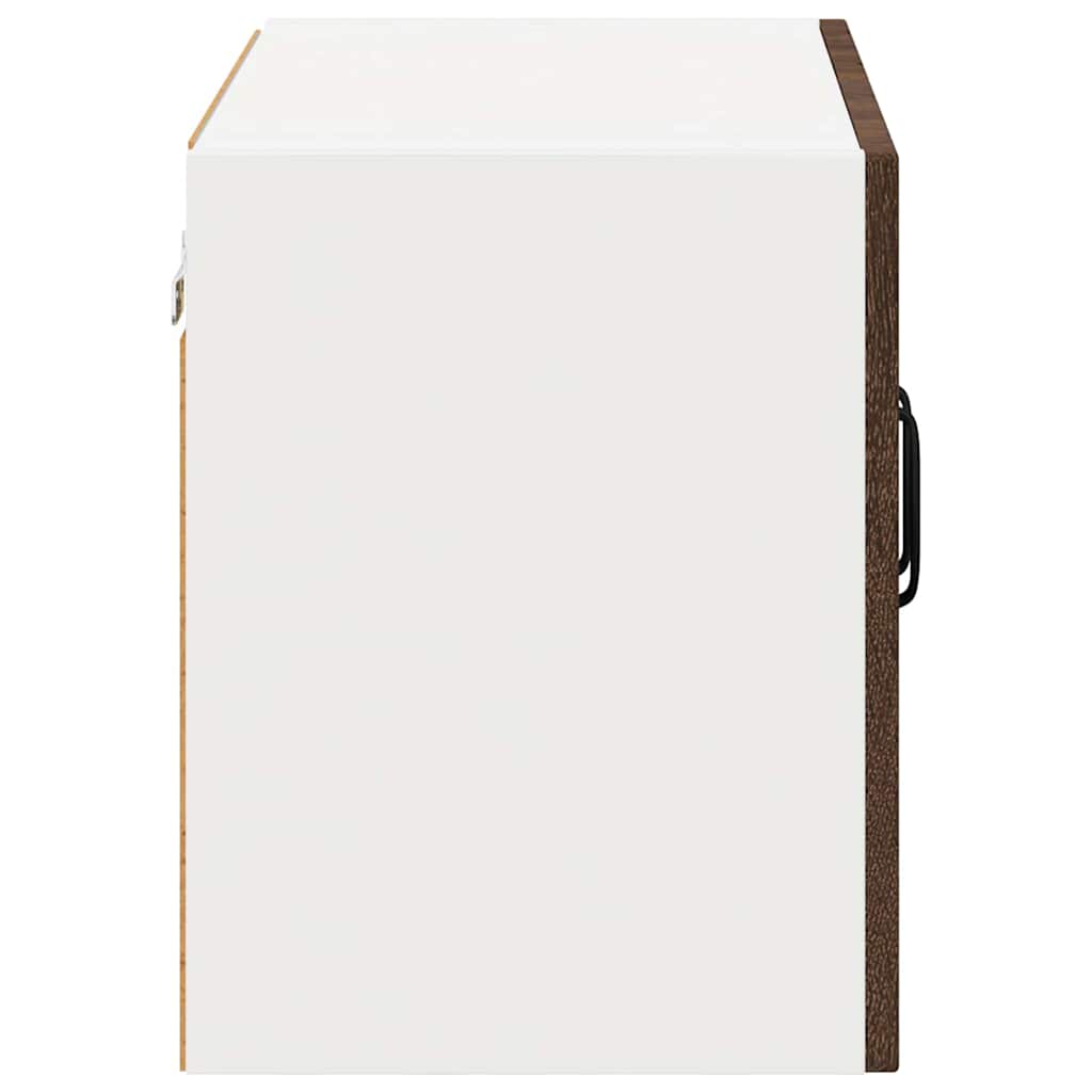 vidaXL Wall Cabinet LUCCA 2 pcs Brown Oak 60 x 31 x 40 cm
