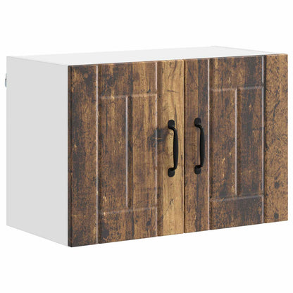 vidaXL Wall Cabinet LUCCA 2 pcs Old Wood 60 x 31 x 40 cm