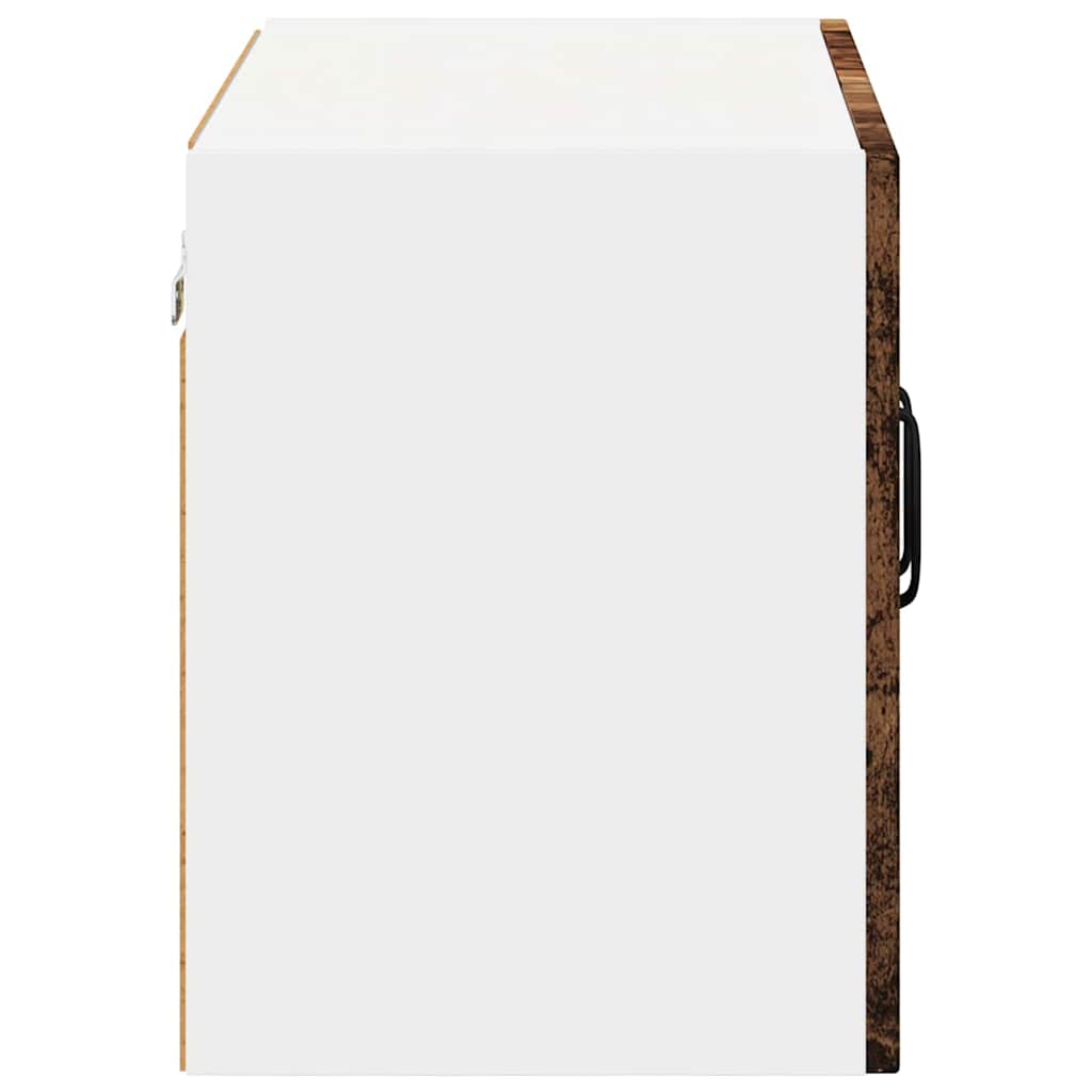 vidaXL Wall Cabinet LUCCA 2 pcs Old Wood 60 x 31 x 40 cm