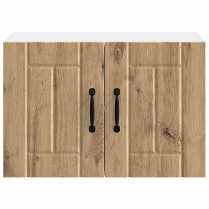 vidaXL Wall Cabinet LUCCA Artisan Oak 60 x 31 x 40 cm Engineered Wood