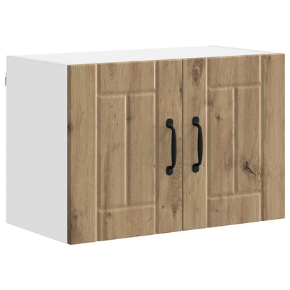 vidaXL Wall Cabinet LUCCA 2 pcs Artisan Oak Engineered Wood