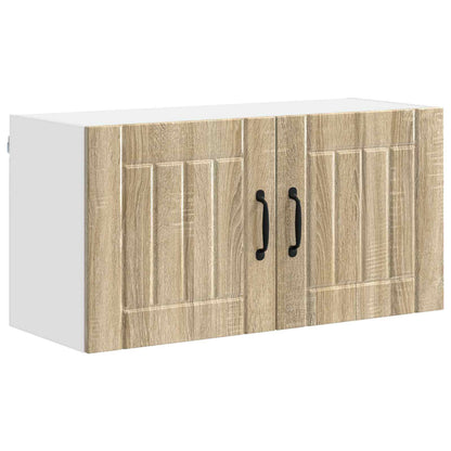 vidaXL Wall Cabinet LUCCA Sonoma Oak 80 x 31 x 40 cm Engineered Wood