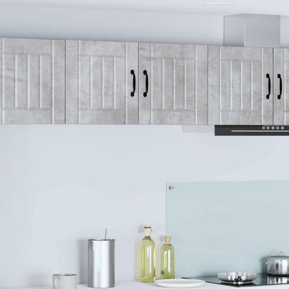 vidaXL Wall Cabinet LUCCA Concrete Grey 80 x 31 x 40 cm
