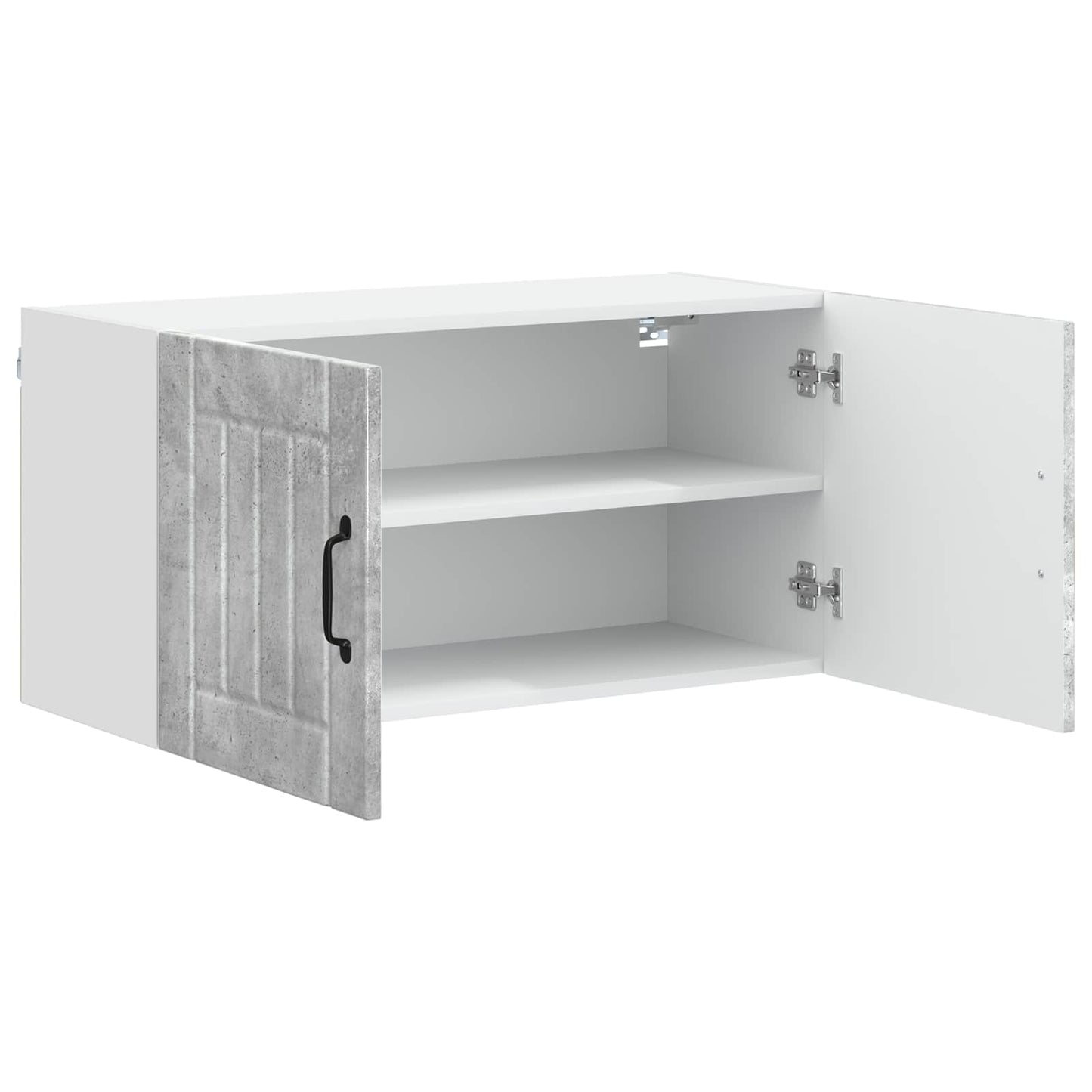 vidaXL Wall Cabinet LUCCA Concrete Grey 80 x 31 x 40 cm