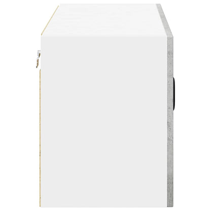 vidaXL Wall Cabinet LUCCA Concrete Grey 80 x 31 x 40 cm