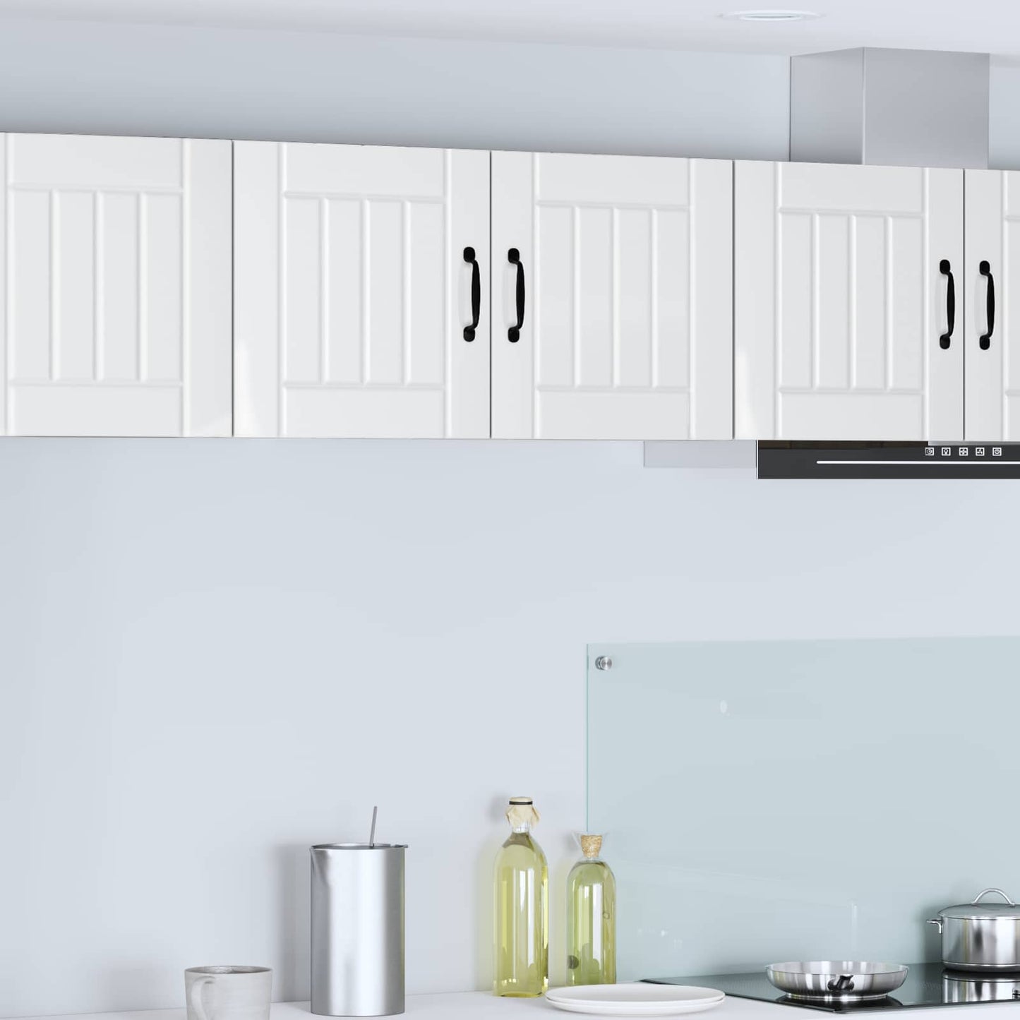 vidaXL Wall Cabinet LUCCA High Gloss White 80 x 31 x 40 cm