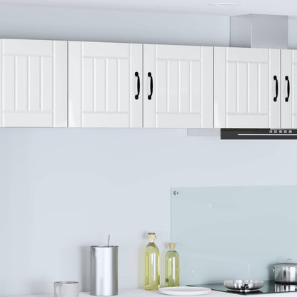 vidaXL Wall Cabinet LUCCA High Gloss White 80 x 31 x 40 cm