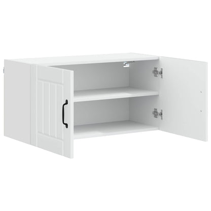 vidaXL Wall Cabinet LUCCA High Gloss White 80 x 31 x 40 cm