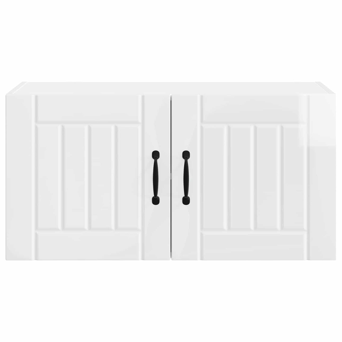 vidaXL Wall Cabinet LUCCA High Gloss White 80 x 31 x 40 cm