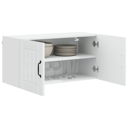 vidaXL Wall Cabinet LUCCA High Gloss White 80 x 31 x 40 cm
