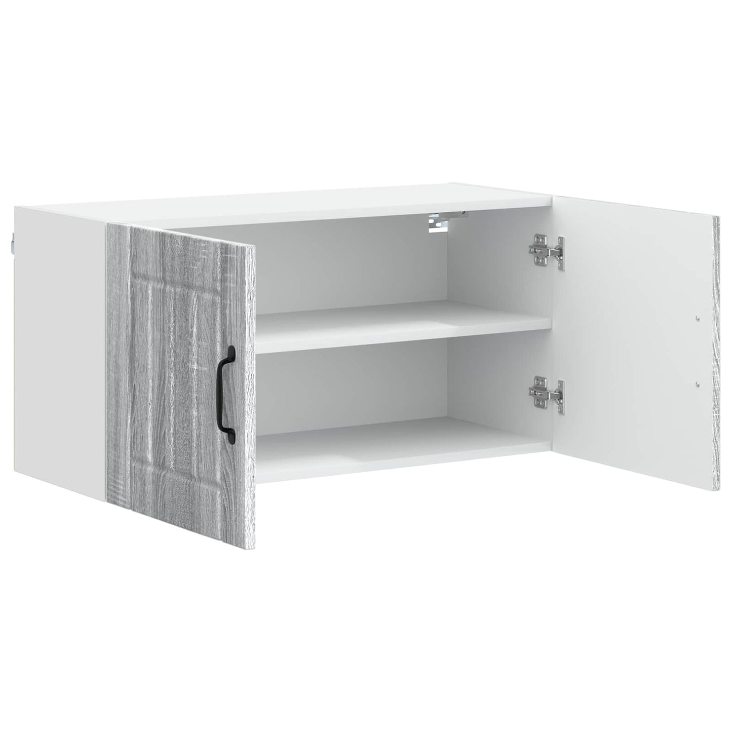 vidaXL Wall Cabinet LUCCA Grey Sonoma 80 x 31 x 40 cm Engineered Wood