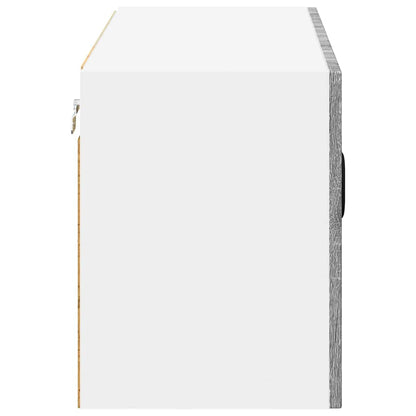 vidaXL Wall Cabinet LUCCA Grey Sonoma 80 x 31 x 40 cm Engineered Wood
