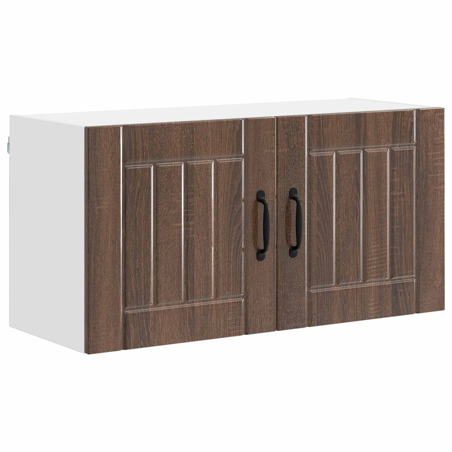 vidaXL Wall Cabinet LUCCA Brown Oak 80 x 31 x 40 cm Engineered Wood