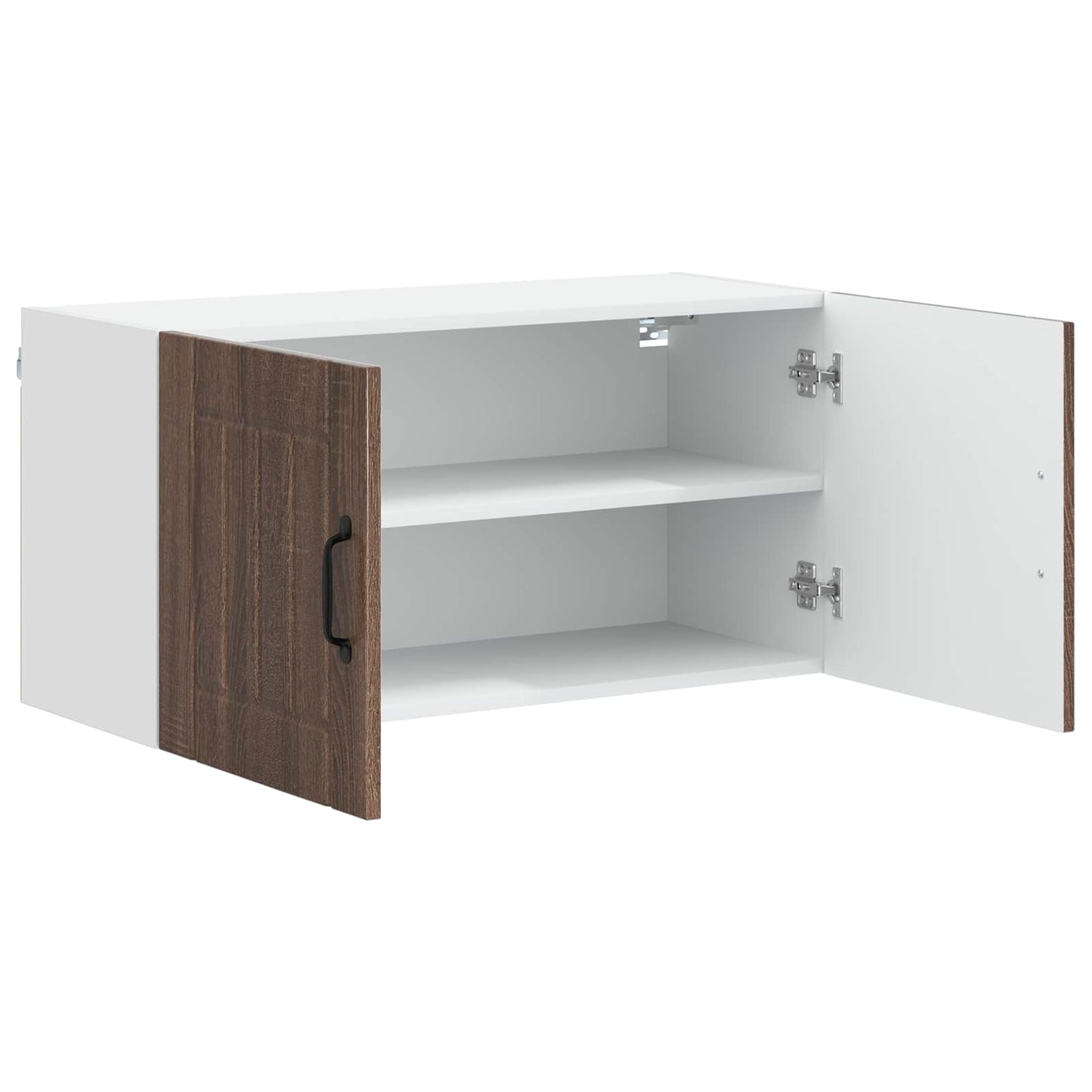 vidaXL Wall Cabinet LUCCA Brown Oak 80 x 31 x 40 cm Engineered Wood