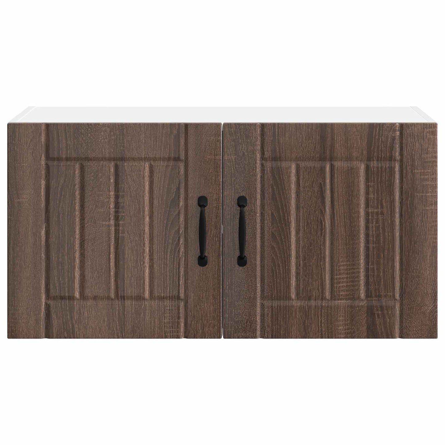 vidaXL Wall Cabinet LUCCA Brown Oak 80 x 31 x 40 cm Engineered Wood