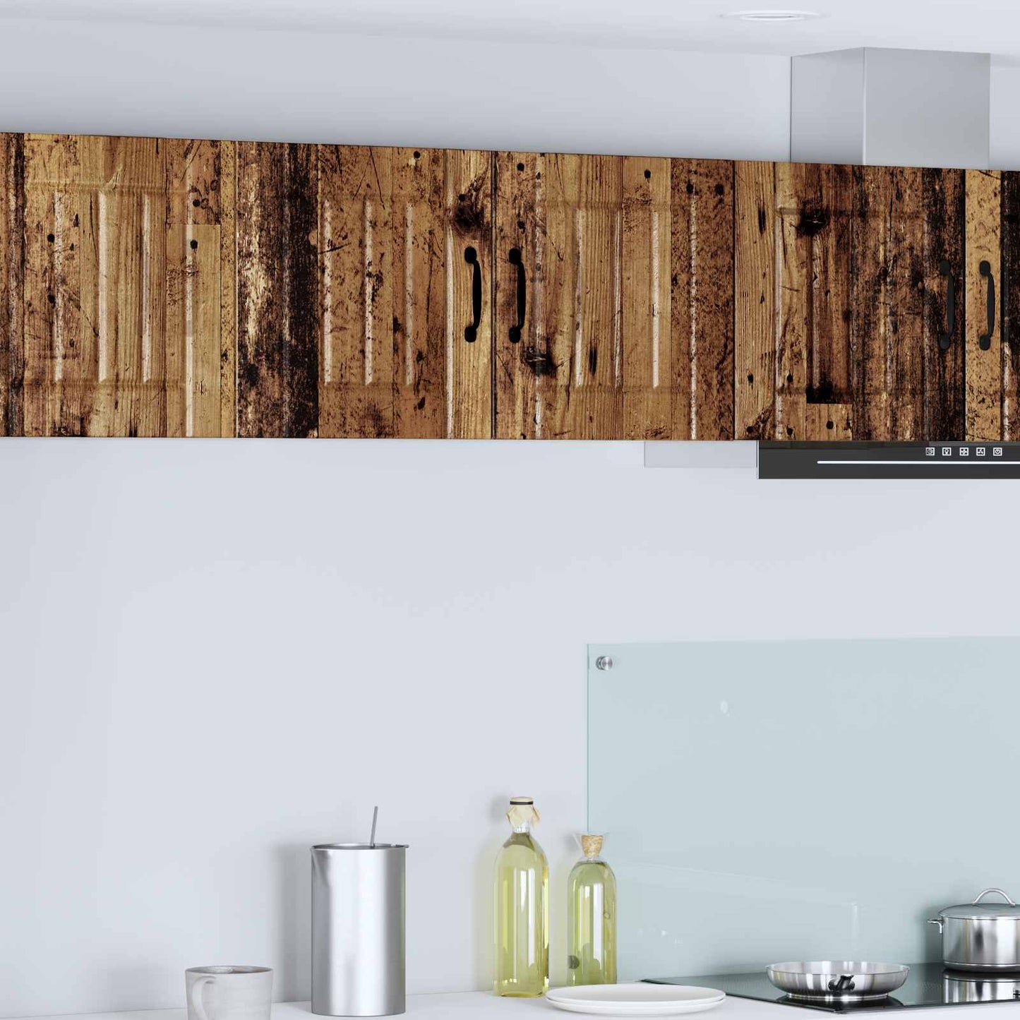 vidaXL Wall Cabinet LUCCA Old Wood 80 x 31 x 40 cm Engineered Wood