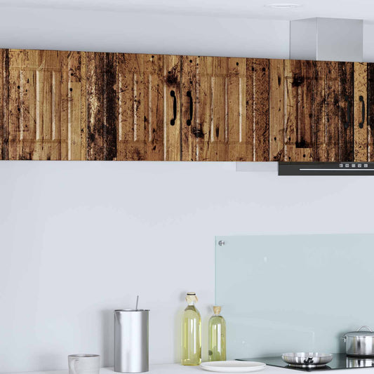 vidaXL Wall Cabinet LUCCA Old Wood 80 x 31 x 40 cm Engineered Wood