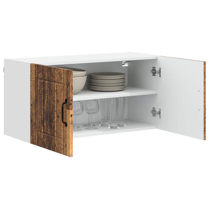 vidaXL Wall Cabinet LUCCA Old Wood 80 x 31 x 40 cm Engineered Wood