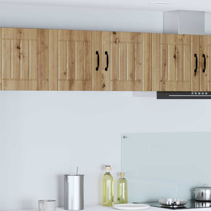 vidaXL Wall Cabinet LUCCA Artisan Oak 80 x 31 x 40 cm Engineered Wood