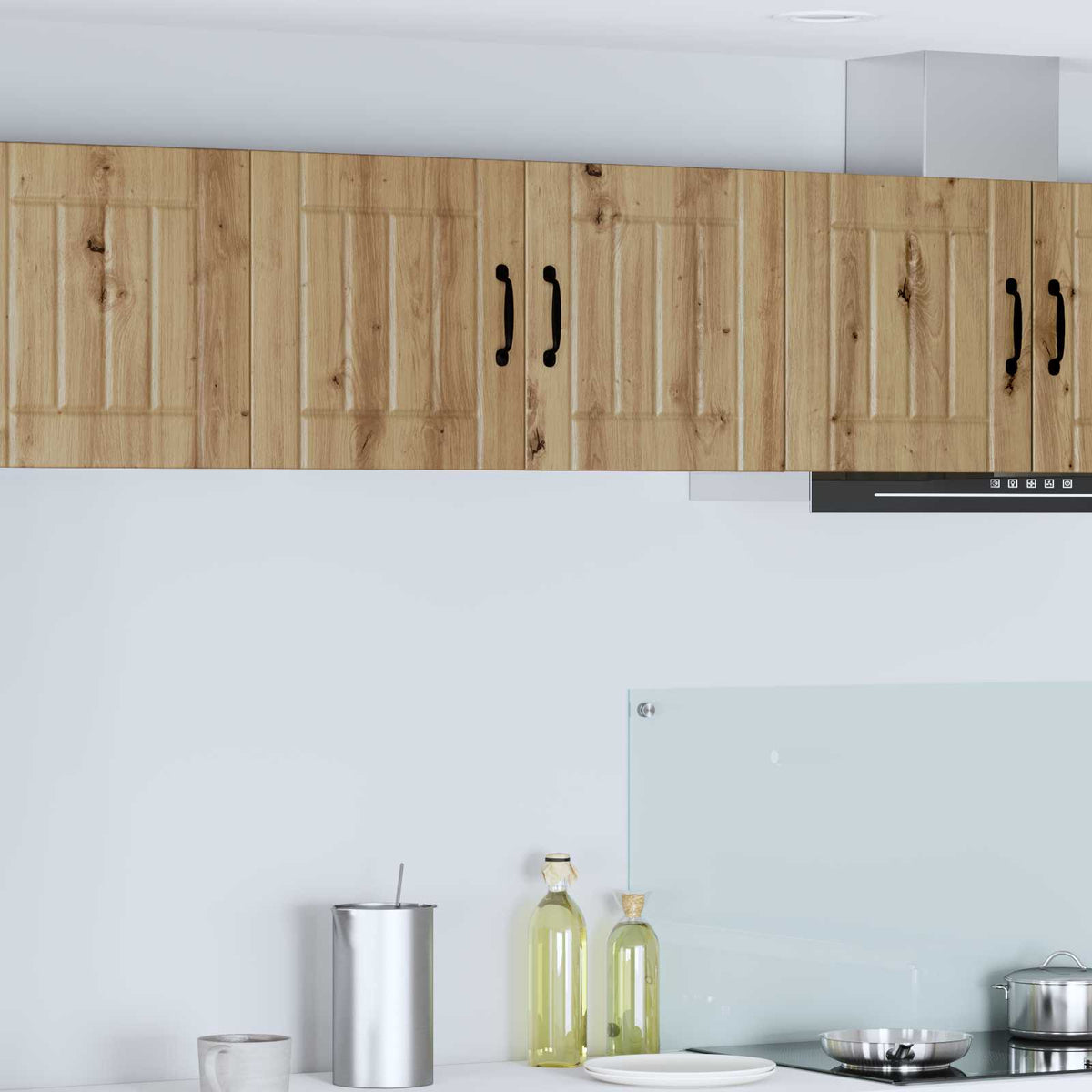 vidaXL Wall Cabinet LUCCA Artisan Oak 80 x 31 x 40 cm Engineered Wood