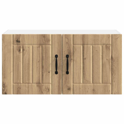 vidaXL Wall Cabinet LUCCA Artisan Oak 80 x 31 x 40 cm Engineered Wood
