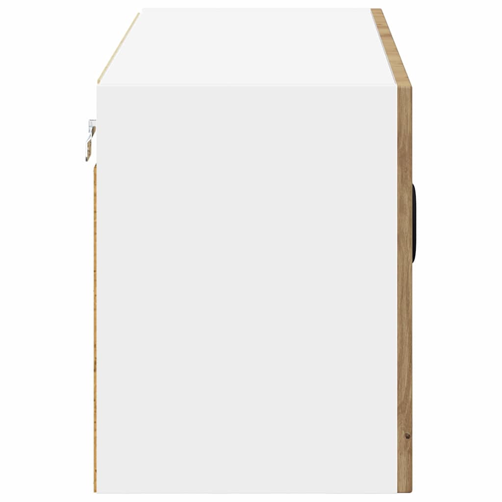 vidaXL Wall Cabinet LUCCA Artisan Oak 80 x 31 x 40 cm Engineered Wood