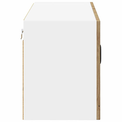 vidaXL Wall Cabinet LUCCA Artisan Oak 80 x 31 x 40 cm Engineered Wood