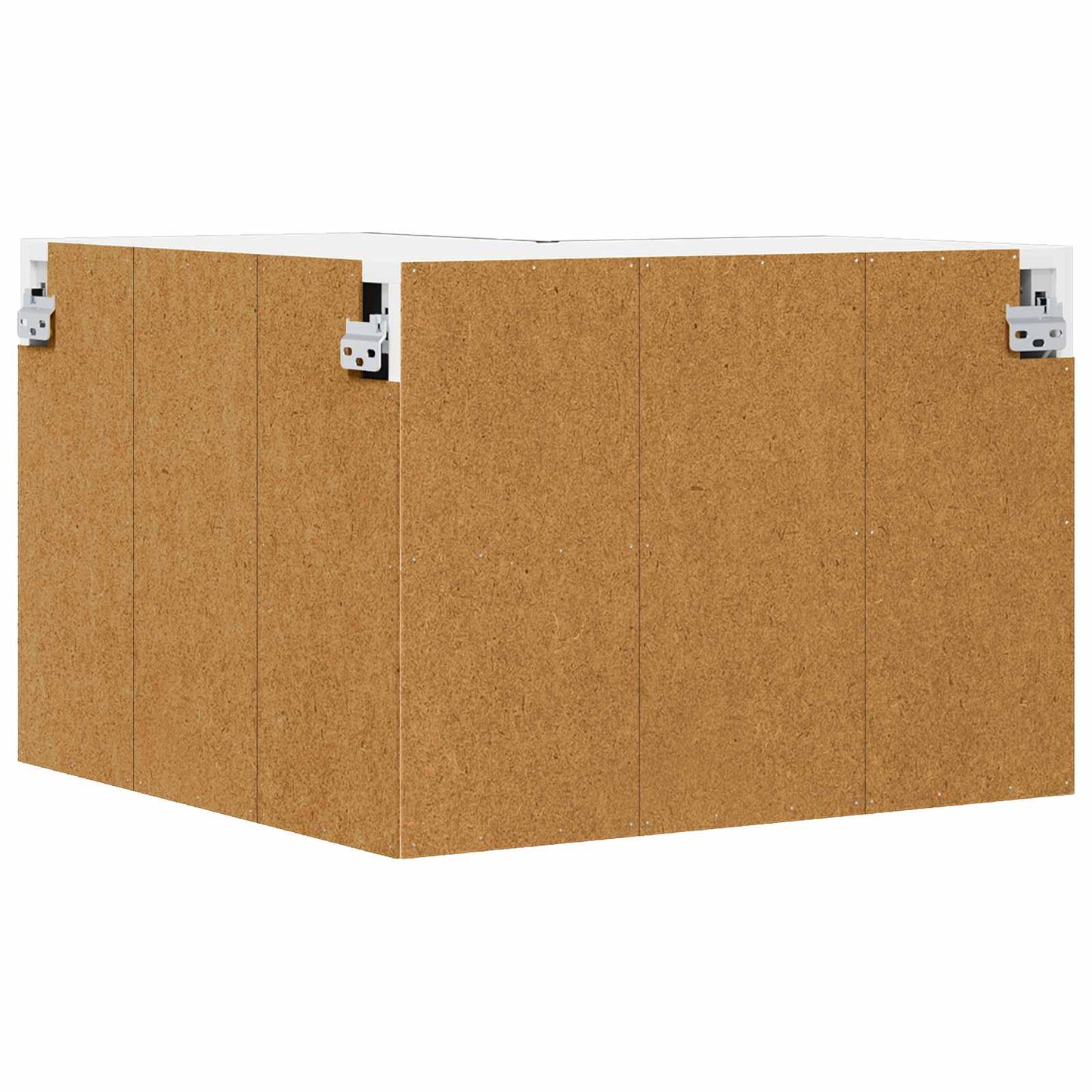 vidaXL Wall Corner Cabinet LUCCA Black 57 x 57 x 40 cm Engineered Wood