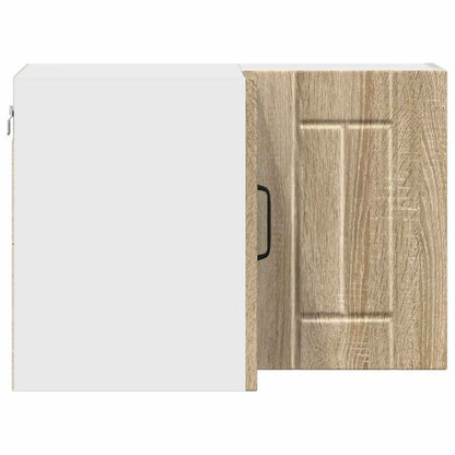 vidaXL Wall Corner Cabinet LUCCA Sonoma Oak 57 x 57 x 40 cm