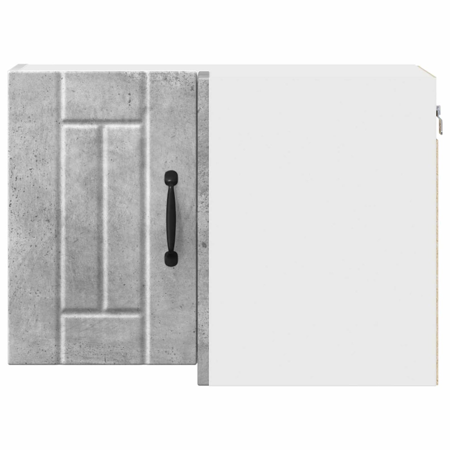 vidaXL Wall Corner Cabinet LUCCA Concrete Grey 57 x 57 x 40 cm