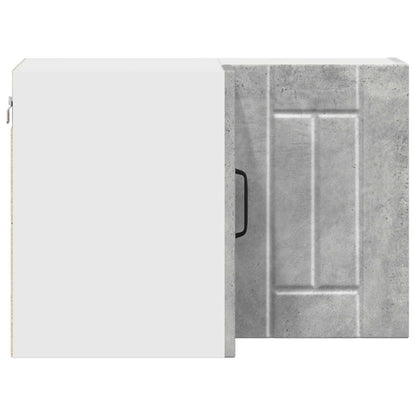 vidaXL Wall Corner Cabinet LUCCA Concrete Grey 57 x 57 x 40 cm