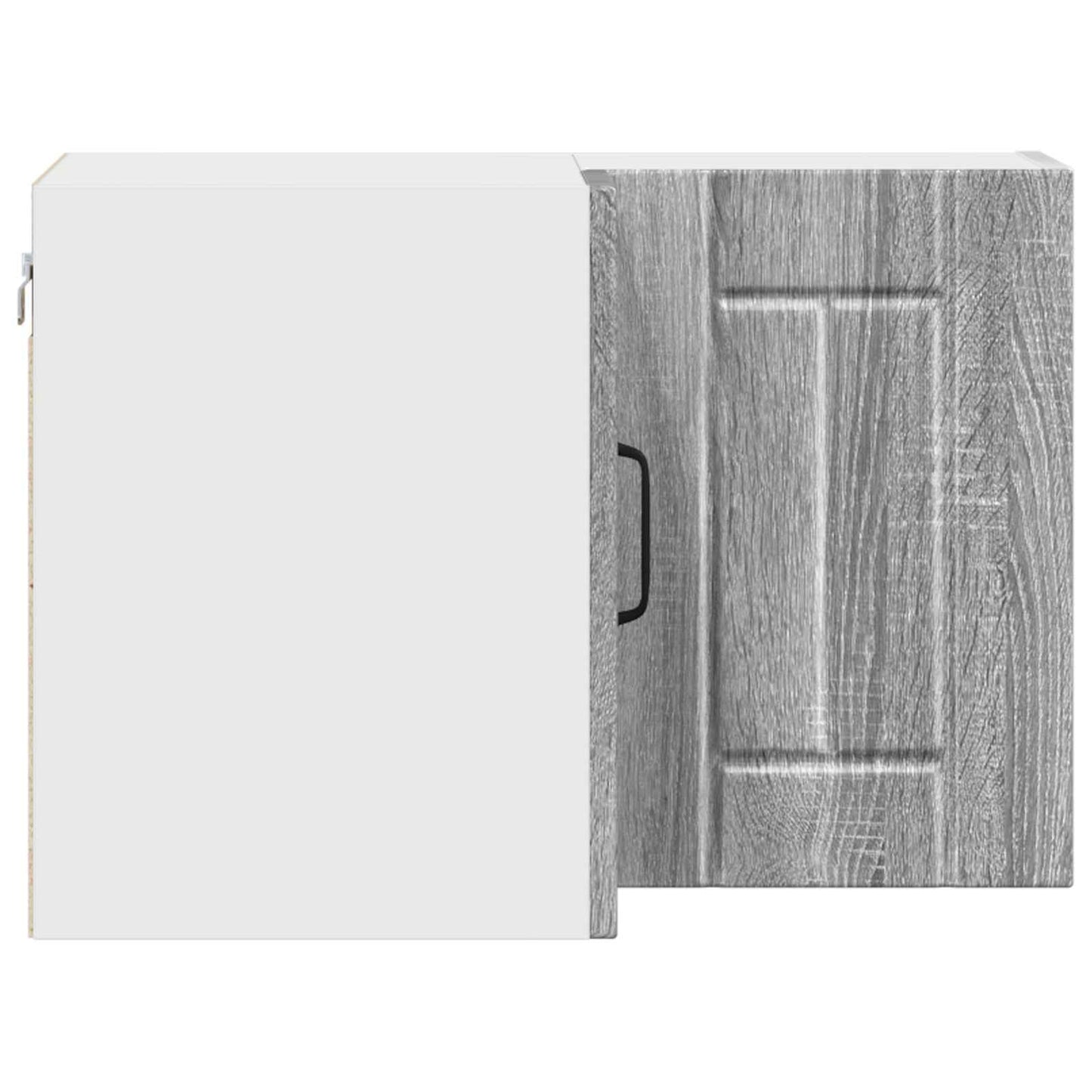 vidaXL Wall Corner Cabinet LUCCA Grey Sonoma 57 x 57 x 40 cm
