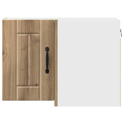 vidaXL Wall Corner Cabinet LUCCA Artisan Oak 57 x 57 x 40 cm