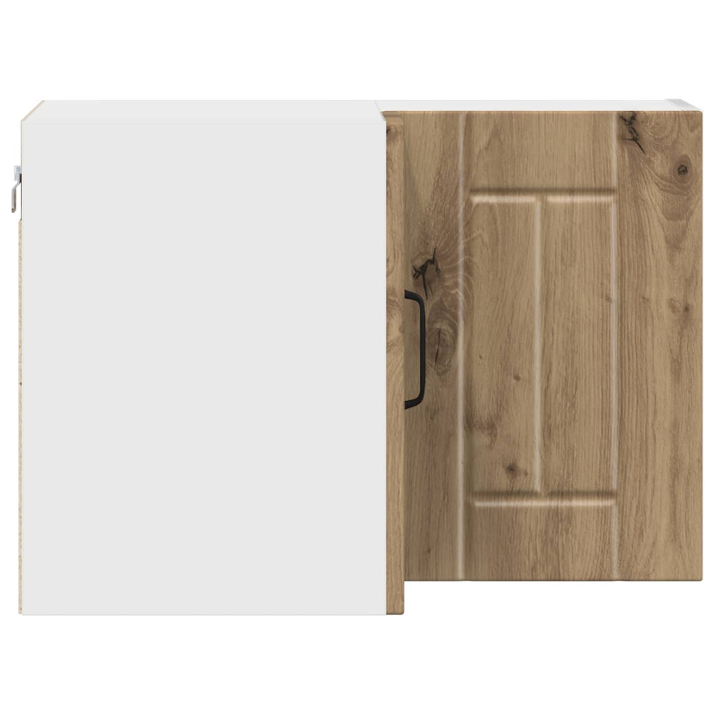 vidaXL Wall Corner Cabinet LUCCA Artisan Oak 57 x 57 x 40 cm