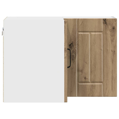 vidaXL Wall Corner Cabinet LUCCA Artisan Oak 57 x 57 x 40 cm
