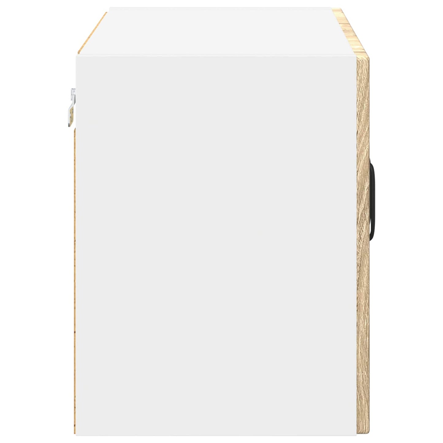 vidaXL Wall Glass Cabinet LUCCA Sonoma Oak 60 x 31 x 40 cm