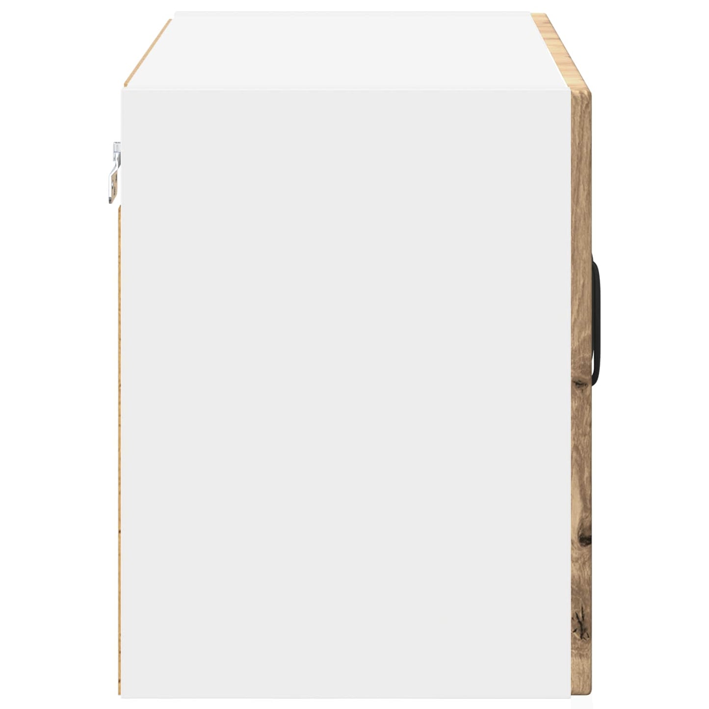 vidaXL Wall Glass Cabinet LUCCA Artisan Oak 60 x 31 x 40 cm