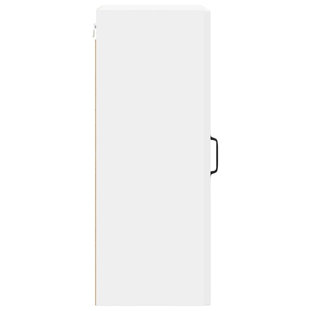 vidaXL Wall Glass Cabinet LUCCA 2 pcs White 40 x 31 x 80 cm