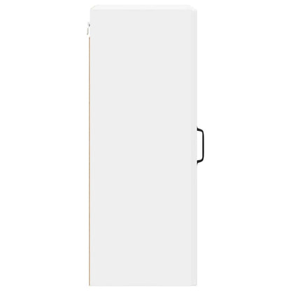 vidaXL Wall Glass Cabinet LUCCA 2 pcs White 40 x 31 x 80 cm
