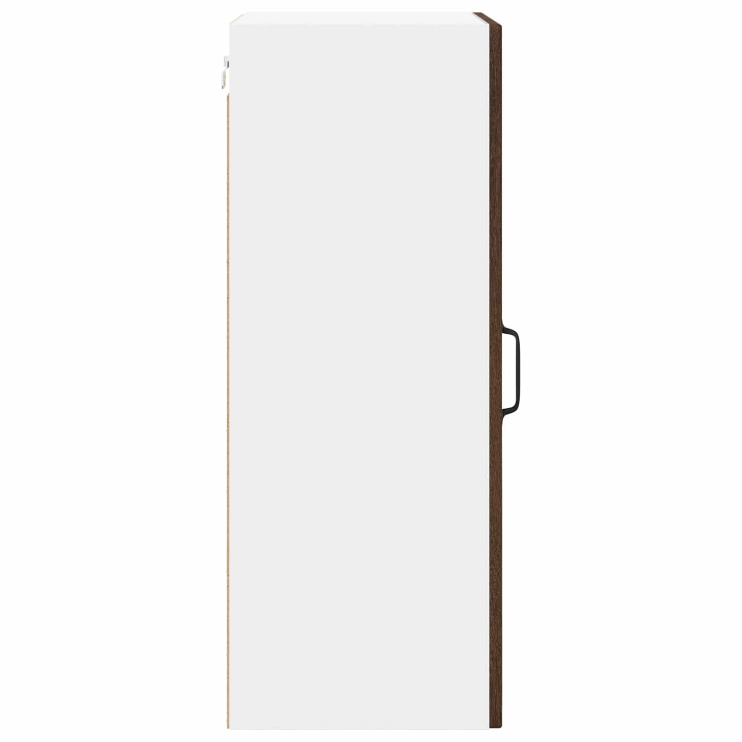vidaXL Wall Glass Cabinet LUCCA Brown Oak 40 x 31 x 80 cm