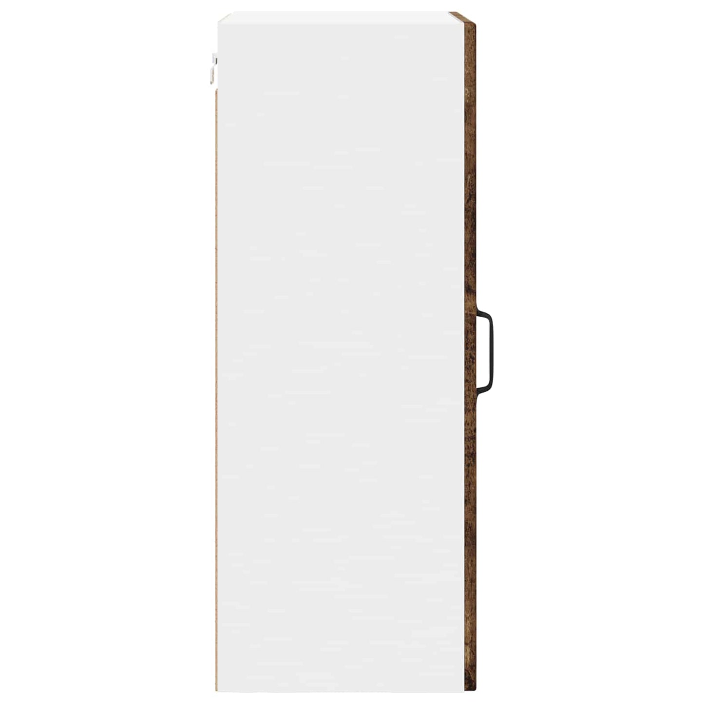 vidaXL Wall Glass Cabinet LUCCA 2 pcs Old Wood 40 x 31 x 80 cm
