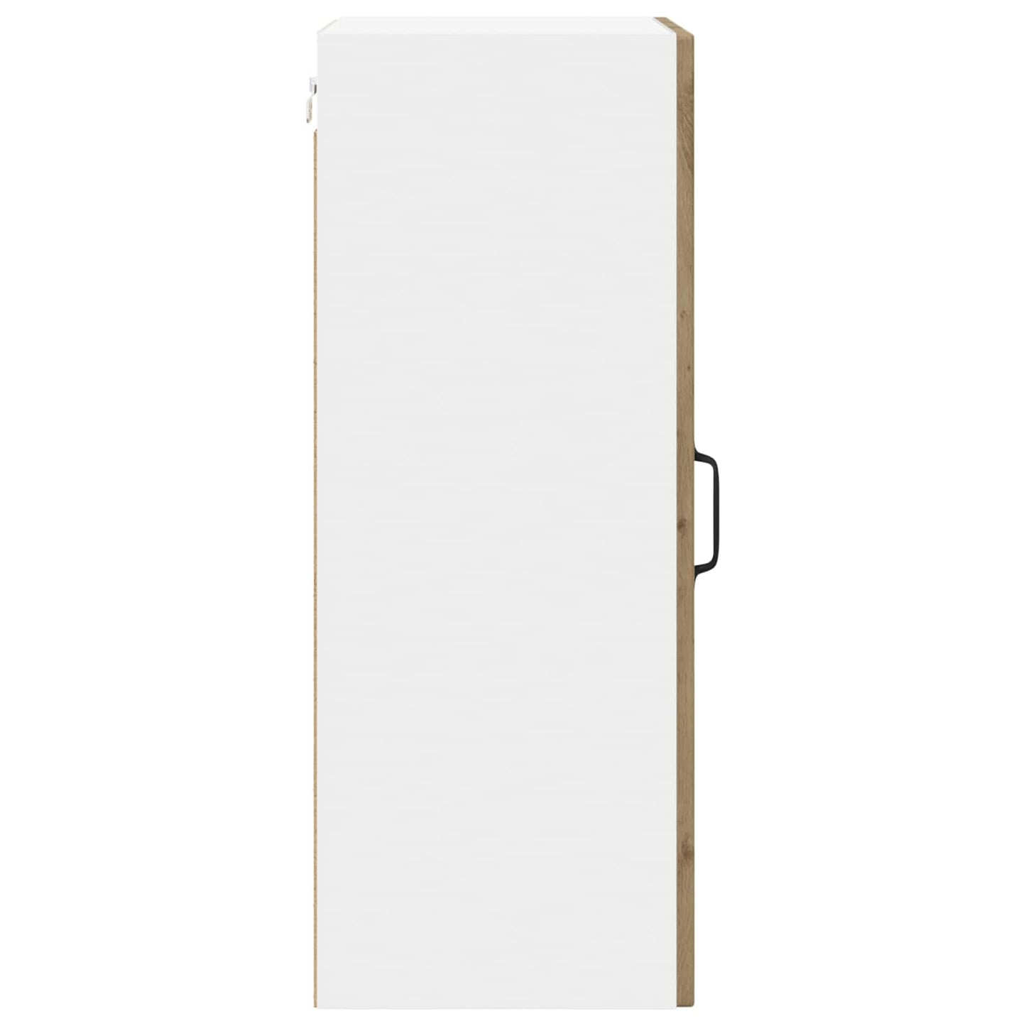 vidaXL Wall Glass Cabinet LUCCA 2 pcs Artisan Oak 40 x 31 x 80 cm